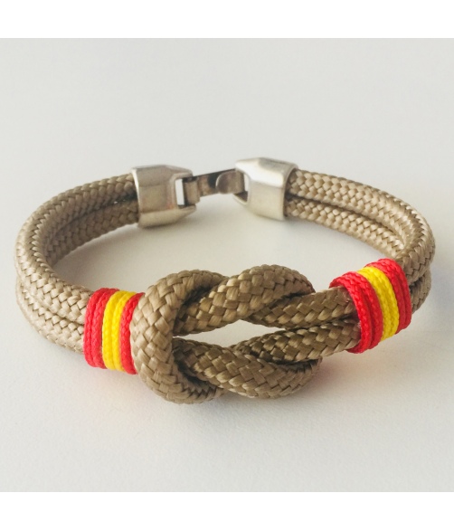 Pulsera cordón nautico nudo