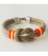 Pulsera nudo cordón nautico España