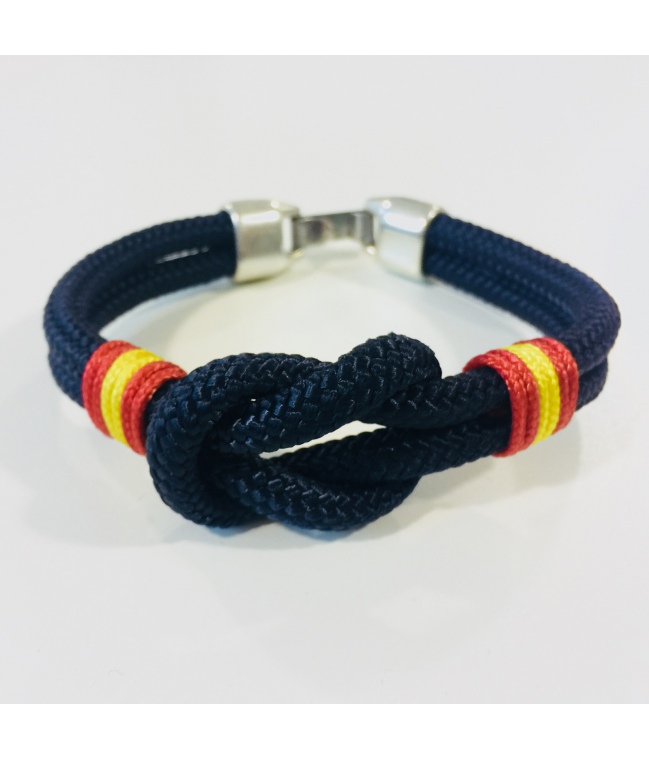 Pulsera cordón nautico doble marino España