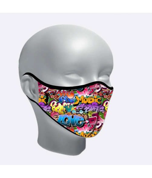 Mascarilla higienica Graffiti Junior
