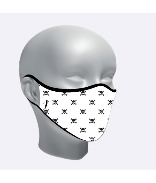 Mascarilla higienica calaveras Junior